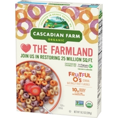 Ngũ cốc yến mạch vị trái cây hữu cơ cascadian farm organic fruitful o's cereal