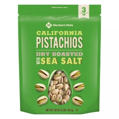 Hạt dẻ cười rang muối member's mark roasted & salted pistachios