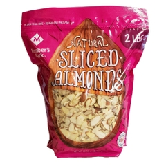 Hạnh nhân cắt lát member's mark natural sliced almonds