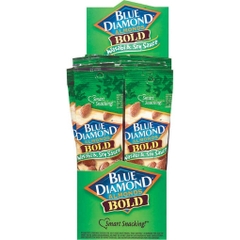 Hạnh nhân mù tạt và nước tương blue diamond almonds, bold wasabi & soy sauce