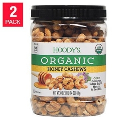 Hạt điều phủ mật ong hữu cơ hoody's organic honey cashews
