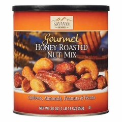 Hạt hỗn hợp rang mật ong savanna orchards gourmet honey roasted, 850g
