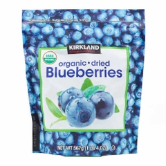 Việt quất sấy khô hữu cơ kirkland signature organic dried blueberries
