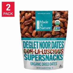 Quả chà là sấy khô hữu cơ made in nature usds organic dates