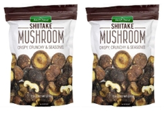 Nấm đông cô sấy giòn the snak yard est. 2018 shiitake mushrooms, 2 pack