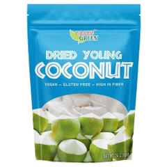 Dừa non sấy khô paradise green dried young coconut