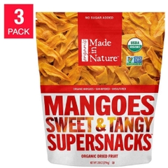 Xoài sấy khô hữu cơ made in nature usda organic dried mangos