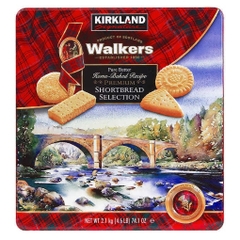 Bánh mì ngắn cao cấp của kirkland signature walkers - kirkland signature walkers premium shortbread selection, 4.6 lbs