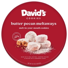 Bánh david's cookies butter pecan meltaways 32 oz, 1 pack