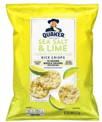 Bánh gạo vị muối biển & chanh quaker rice cakes sea salt & lime