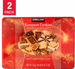 Bánh quy phủ sô cô la kirkland signature european cookies with belgian chocolate