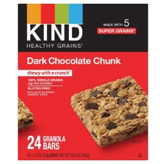 Bánh ngũ cốc sô cô la đen kind bar healthy grains, dark chocolate chunk
