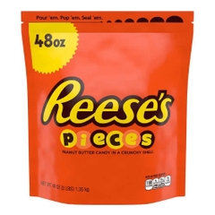 Kẹo bơ đậu phộng vỏ giòn reese's pieces, peanut butter