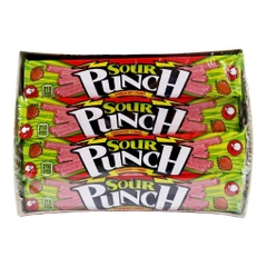 Kẹo dẻo ống hút vị dâu tây sour punch straws, strawberry