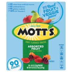 Kẹo dẻo trái cây mott's fruit snacks, assorted fruit