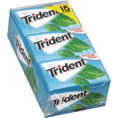 Kẹo cao su không đường vị bạc hà ngọt trident sugar free gum, mint bliss