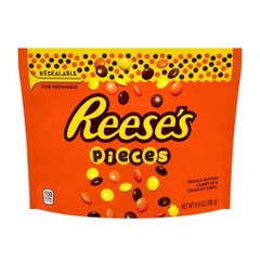 Kẹo bơ đậu phộng vỏ giòn reese's pieces peanut butter candy, resealable