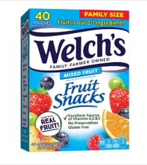 Kẹo dẻo trái cây welch's fruit snacks - mixed fruit, 1kg