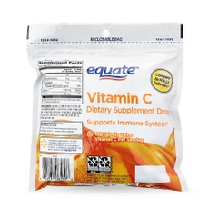 Kẹo ngậm equate vitamin c, 80 viên