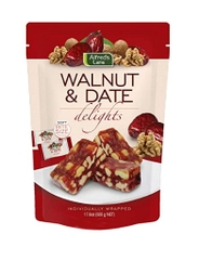 Kẹo mứt quả óc chó và quả chà là alfred's lane 500g - alfred's lane walnut & date delights 17.6oz