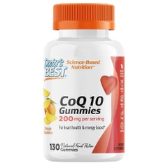 Kẹo dẻo hỗ trợ tim mạch doctor's best coq10 gummies 200 mg