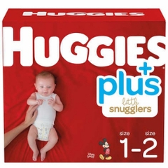 Tã dán em bé từ 4 - 8 kg huggies plus diapers size 1 - 2