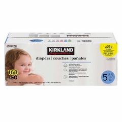 Tã dán em bé từ 12 kg trở lên kirkland signature diapers sizes 5 ( 27+ ib/ 12+ kg )