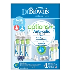 Bộ bình sữa dr. brown's original+ narrow baby bottle gift set