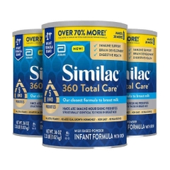 Sữa bột dành cho trẻ sơ sinh similac 360 total infant formula