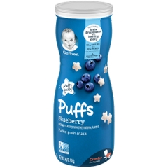 Bánh ăn dặm cho bé trên 8 tháng vị việt quốc gerber stage 3, blueberry baby snack