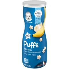 Bánh ăn dặm cho bé trên 8 tháng vị chuối gerber stage 3, banana baby snack
