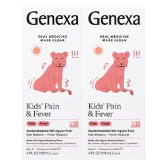 Thuốc giảm đau và hạ sốt dành cho trẻ em dạng lỏng genexa kid'ds pain & fever