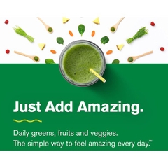 Bột cỏ lúa mì hữu cơ amazing grass organic wheatgrass powder, 480g