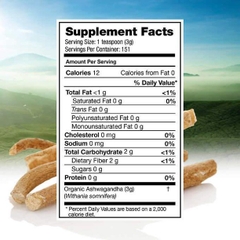 Bột nhân sâm ấn độ hữu cơ Feel Good Organic Superfoods Ashwagandha Powder