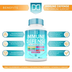 Viên uống hỗ trợ miễn dịch 7 trong 1 Dakota 7 in 1 Immune Support Booster Supplement with Elderberry, 2 pack