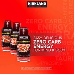 Nước tăng lực cường độ cao Kirkland Signature Extra Strength Energy Shot, 48 chai