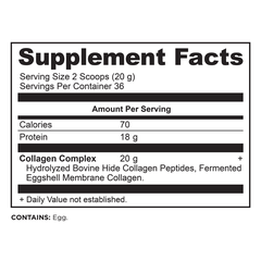 Bột collagen không hương vị Ancient Nutrition Collagen Peptides Unflavored, 25.4oz ~ 1,59lb