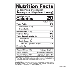 Bột nước ép củ dền Nature Fuel Power Beets Juice Powder