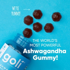 Kẹo dẻo Nhân sâm ấn độ Goli Nutrition Ashwaghanda Gummies 120 viên