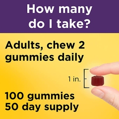 Kẹo dẻo bổ sung Vitamin C và kẽm Nature Made Elderberry Gummies with Zinc and Vitamin C