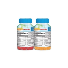 Kẹo dẻo bổ sung Vitamin C + Vitamin D Emergen-C Immune+ Plus Vitamin D Gummies, Raspberry & Super Orange