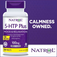 Viên uống giảm stress & tăng cảm xúc Natrol 5-HTP Plus Mood & Relaxation 100 mg, 150 viên