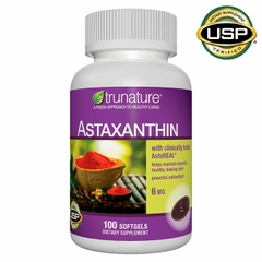 Viên uống chống oxy hóa Trunature Astaxanthin 6 mg, 100 viên