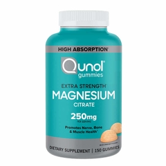 Kẹo dẻo bổ sung Magnesium  Qunol Magnesium Extra Strength 250 mg, 150 Gummies