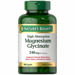 Viên uống hỗ trợ thư giãn cơ bắp Nature's Bounty Magnesium Glycinate 240 mg, 180 viên