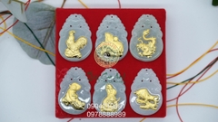 Mặt 12 con giáp mạ vàng PTCA15