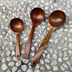 Muôi múc canh (size trung) gỗ Nhãn xuất khẩu