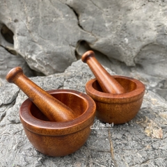 Cối mini gỗ Nhãn xuất khẩu