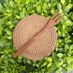 Dĩa ăn gỗ Nhãn xuất khẩu