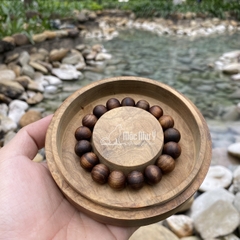 Vòng tay gỗ Bách Xanh chìm già 12 ly thơm